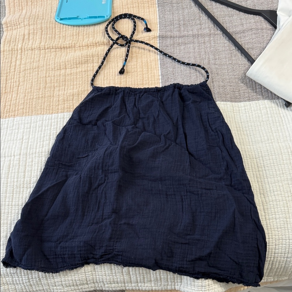 XiRENA Navy Halter Top
